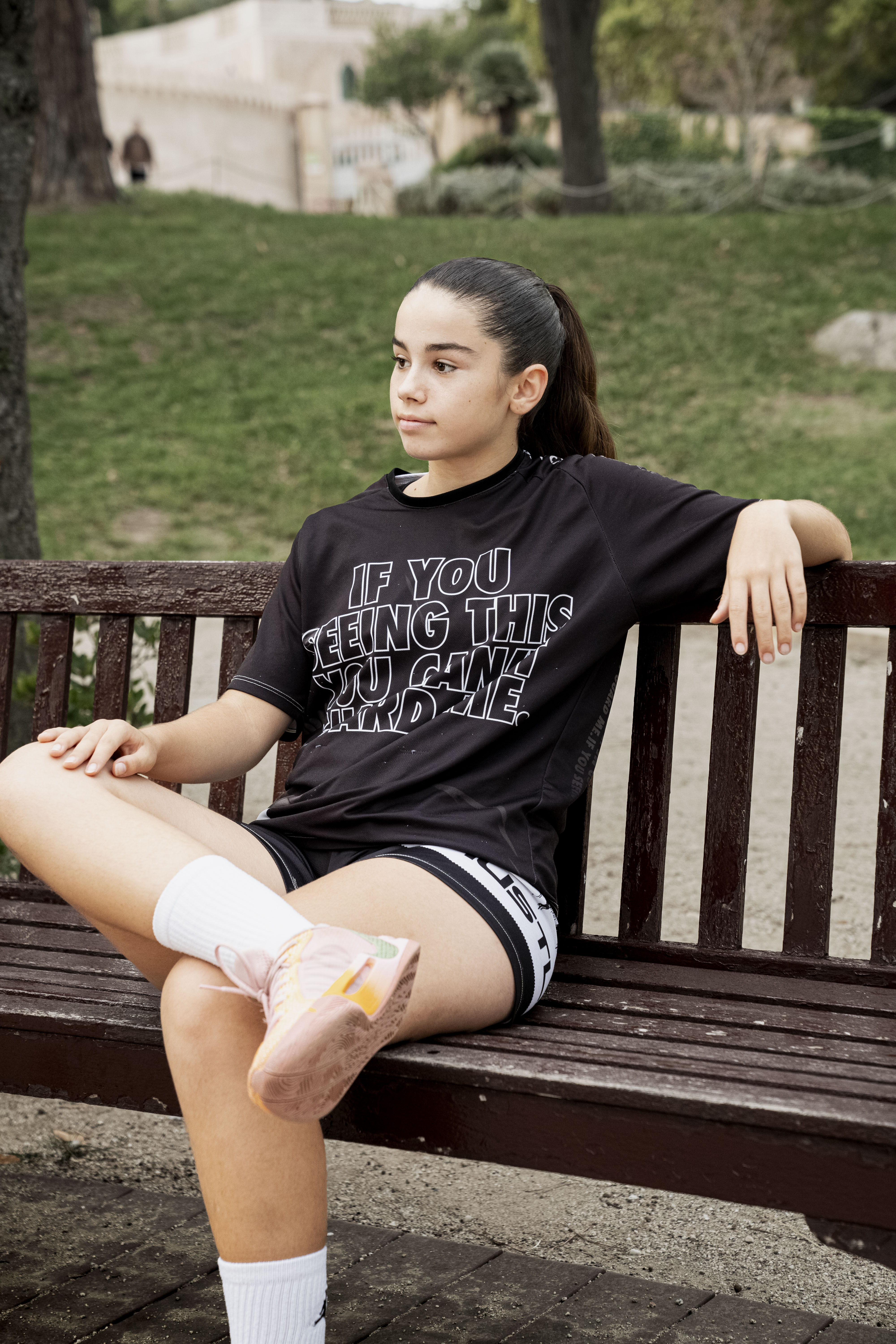 ''You can't guard me'' warm up t-shirt
